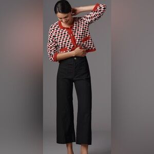 MAEVE by Anthropologie The Colette Crop Wide-Leg Pants size 29